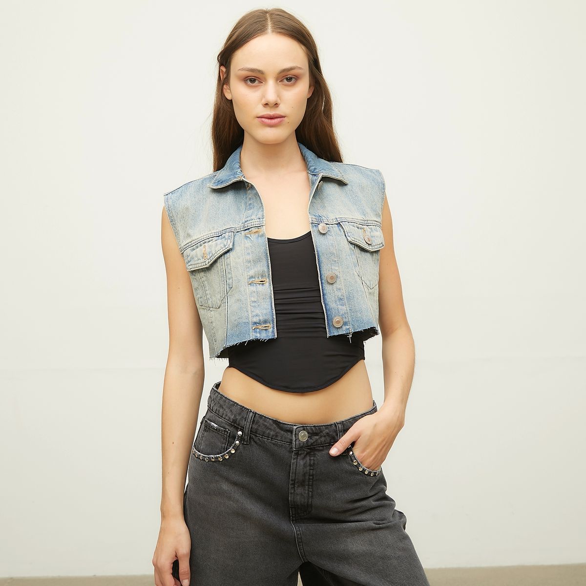 SYBILLA - Chaqueta De Jeans Mujer Sybilla