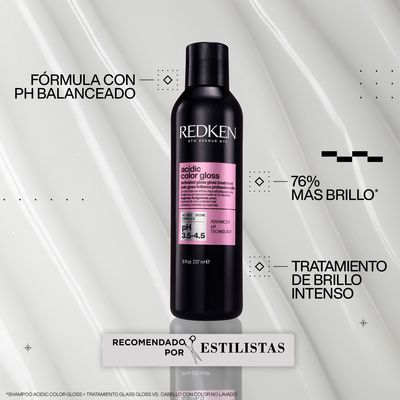 Imagen 2 del producto Tratamiento Brillo Intenso Cabello Con Color Acidic Color Gloss 237ml