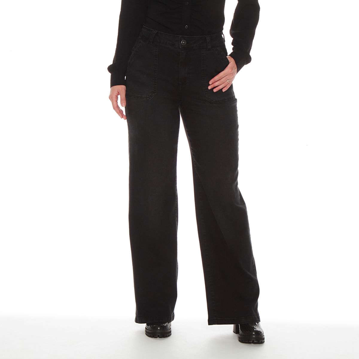 WADOS - Jeans Cargo Tiro Alto Mujer Wados