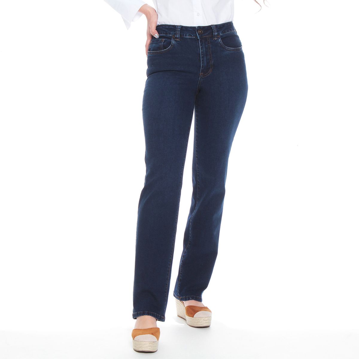 WADOS - Jeans Recto Tiro Alto Mujer Wados