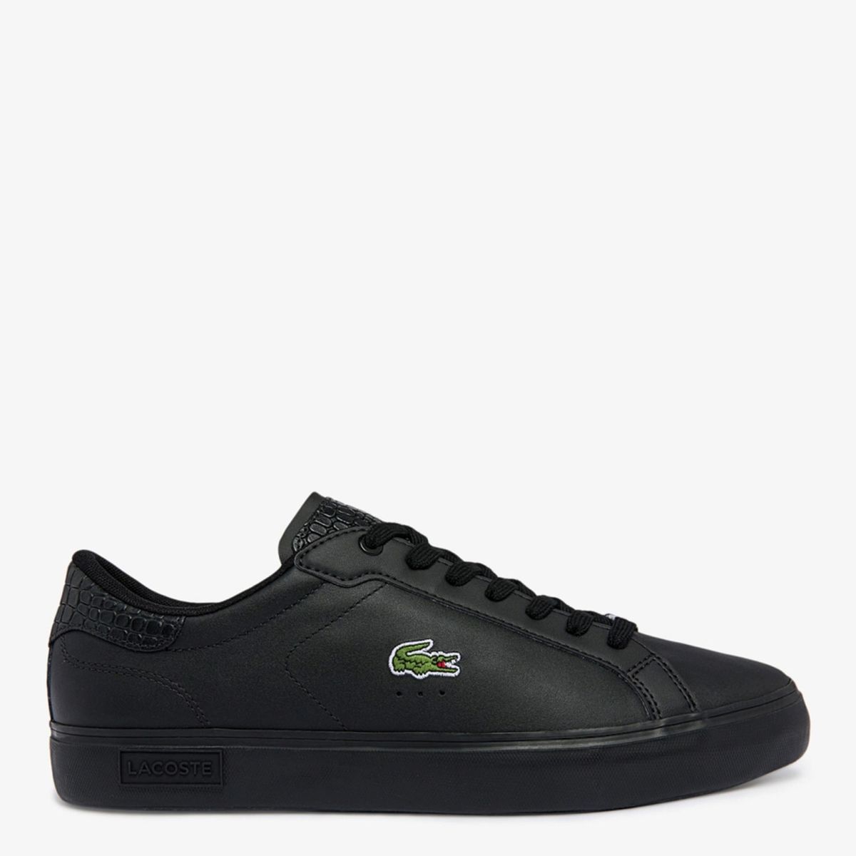 LACOSTE - Zapatilla Urbana Hombre Cuero Negro Lacoste