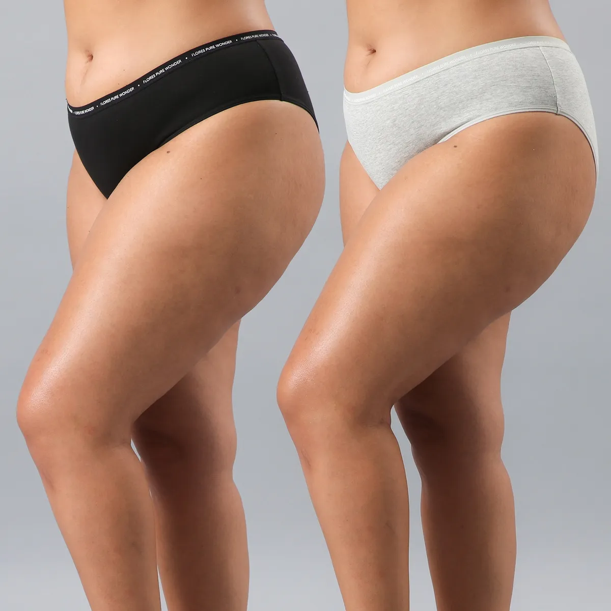 FLORES - Pack 2 Calzones Pantaleta Mujer Flores