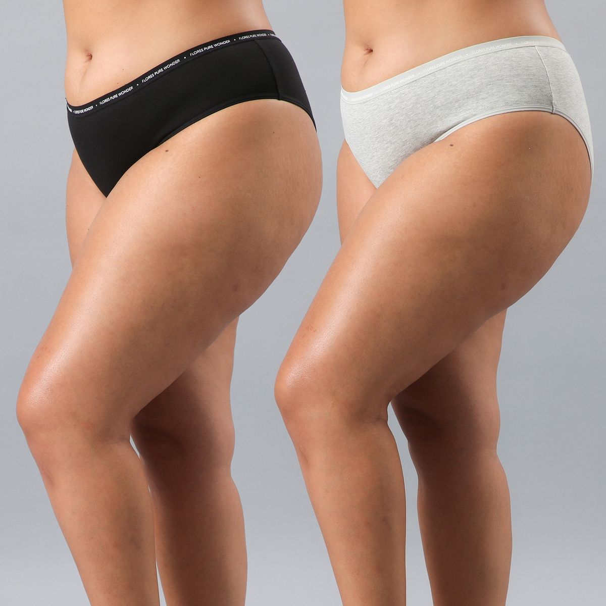 FLORES - Pack 2 Calzones Pantaleta Mujer Flores