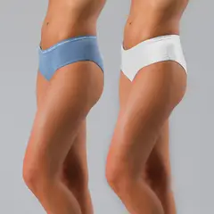 FLORES - Pack De 2 Calzón Pantaleta Mujer