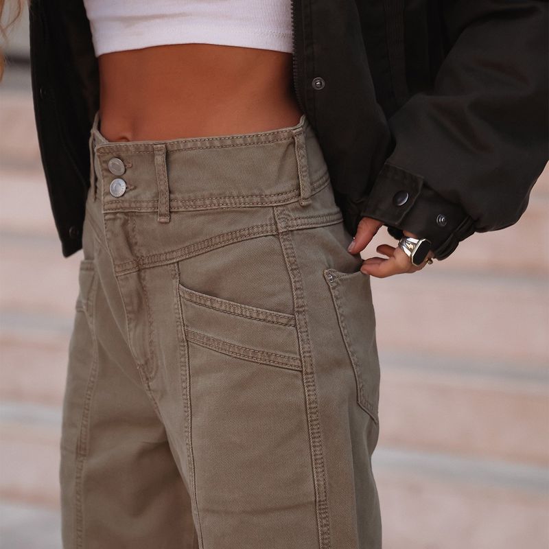 SYBILLA - Jeans Tiro Alto Mujer Paula Mekis Para Sybilla
