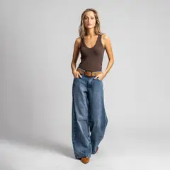 LOLITA POCKET - Jeans Josefa Azul