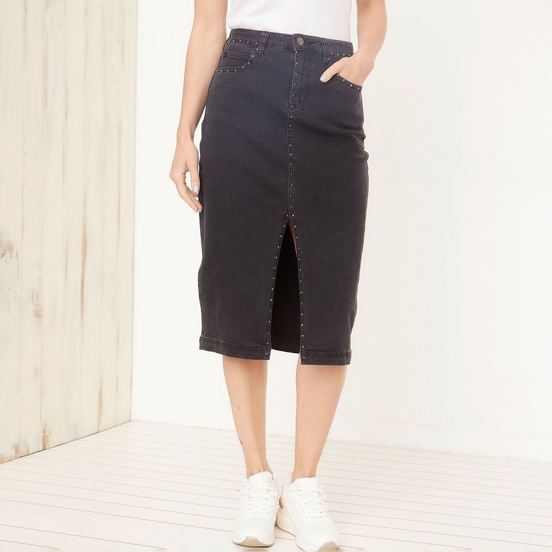 S COCCI - Falda Midi Algodón Mujer S Cocci