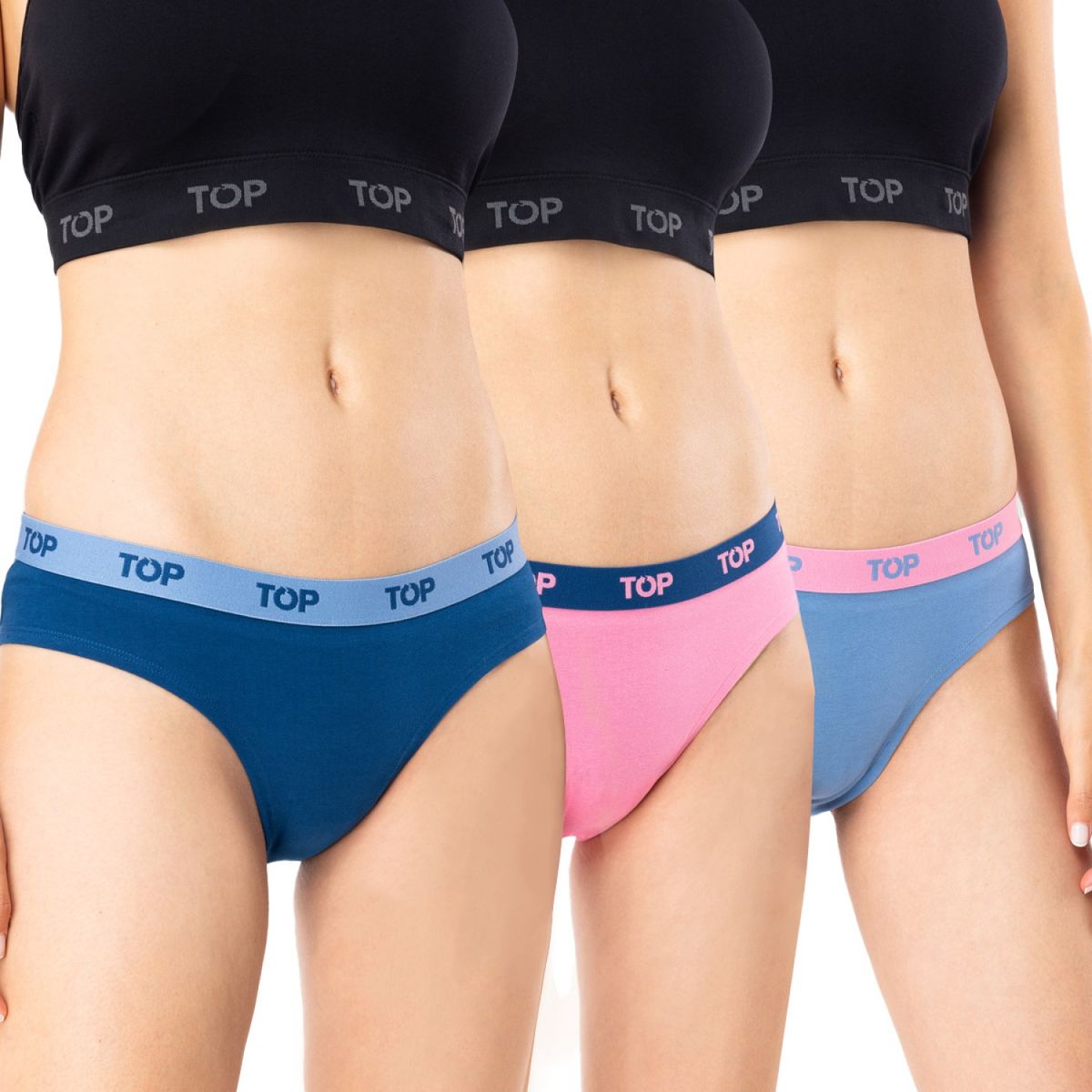 TOP - Pack De 3 Calzones Top Mujer