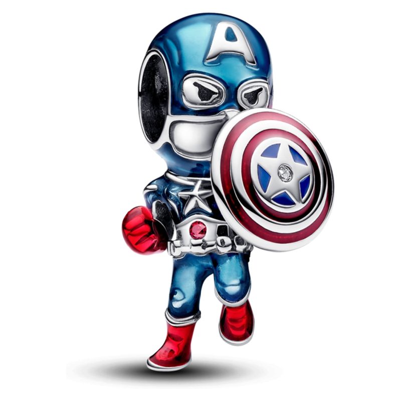PANDORA - Charm Capitan America Pandora Mujer Pandora