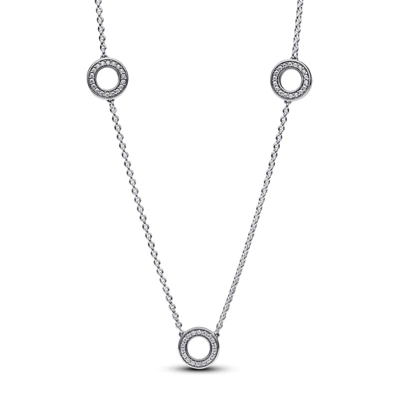 PANDORA - Collar Cadena De Circulos  Mujer Pandora