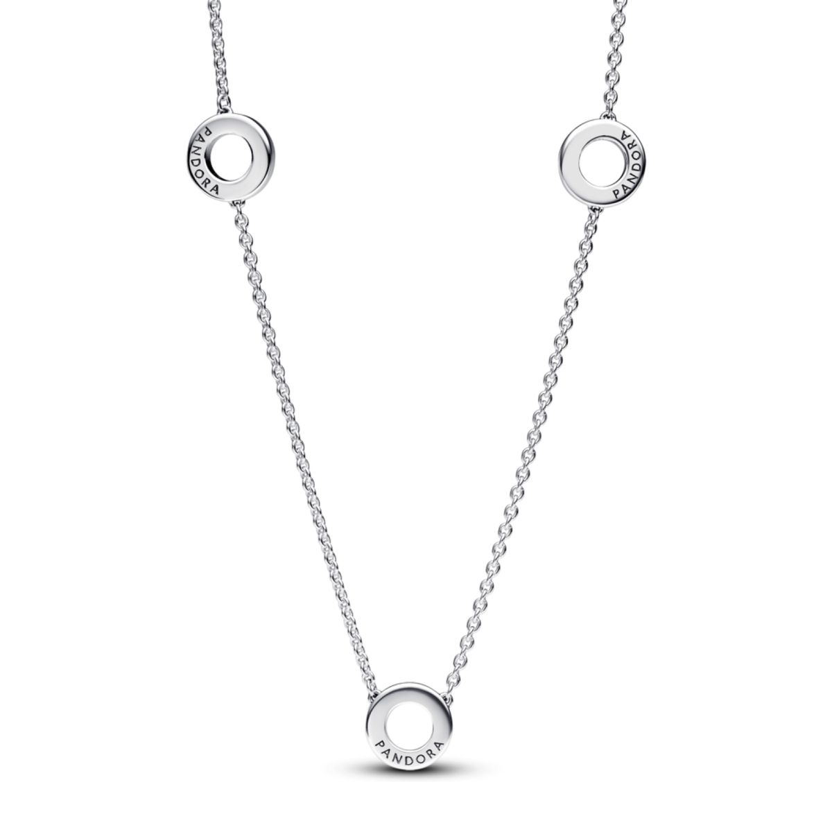 PANDORA - Collar Cadena De Circulos  Mujer Pandora