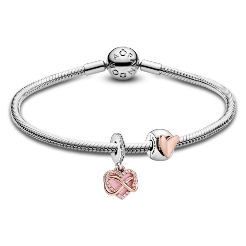 PANDORA - Gift Set Clip Y Charm Amor Infinito Mujer Pandora