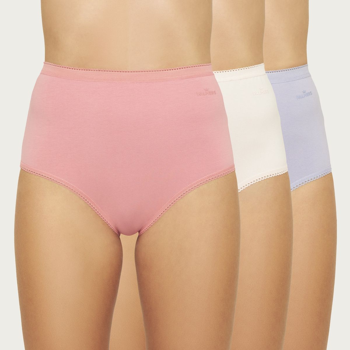 PALMERS - Pack de 3 Calzones Tiro Alto Mujer Palmers