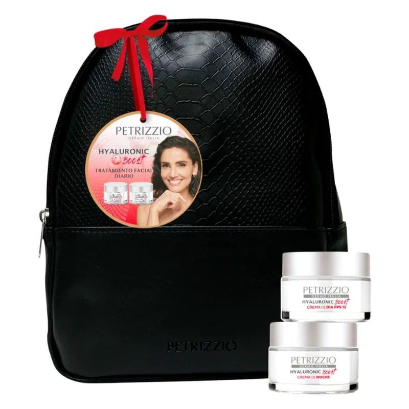 PETRIZZIO - Mochila + Set De Tratamiento Facial Anticaida Y Elasticidad Petrizzio
