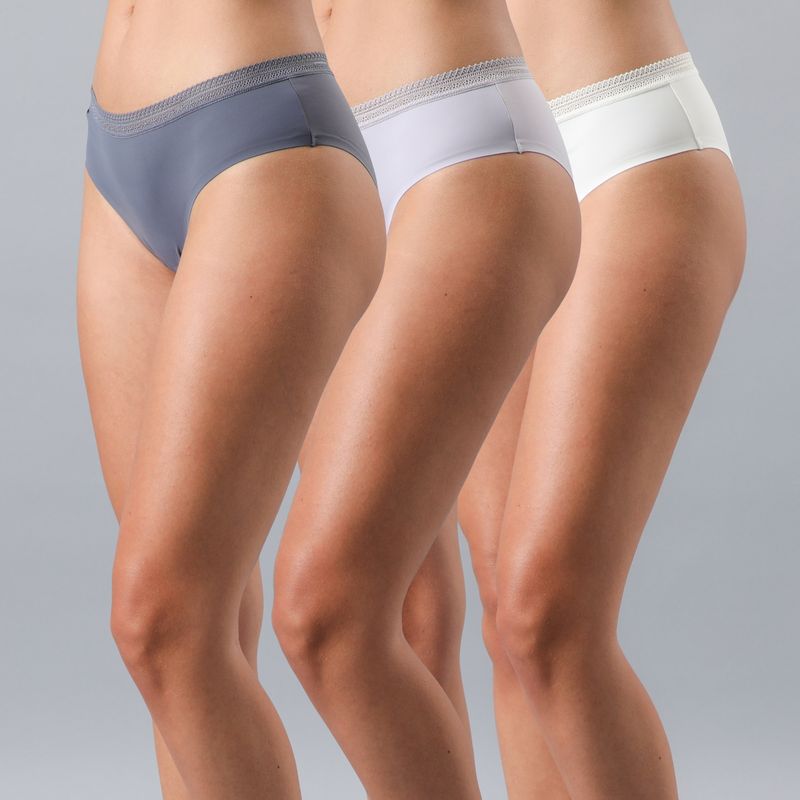 FLORES - Pack De 3 Calzón Pantaleta Mujer Flores