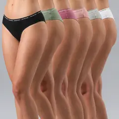 FLORES - Pack de 6 Calzones Mujer