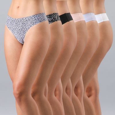 Imagen 1 del producto Pack 6 Calzones Colaless Mujer