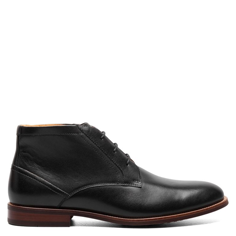 Botin hombre cuero negro
