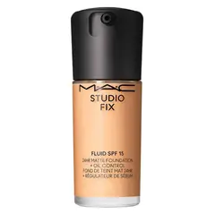 MAC - Base de maquillaje M·A·C Studio Fix Fluid SPF 15 24HR Matte Foundation Cosmetics