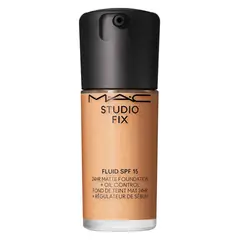 MAC - Base de maquillaje M·A·C Studio Fix Fluid SPF 15 24HR Matte Foundation Cosmetics