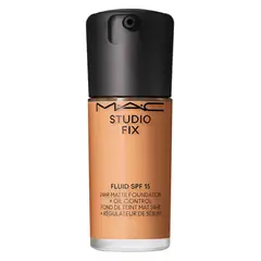 MAC - Base de maquillaje M·A·C Studio Fix Fluid SPF 15 24HR Matte Foundation Cosmetics