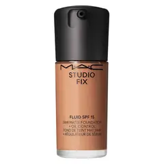MAC - Base de maquillaje M·A·C Studio Fix Fluid SPF 15 24HR Matte Foundation Cosmetics