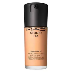 MAC - Base de maquillaje M·A·C Studio Fix Fluid SPF 15 24HR Matte Foundation Cosmetics