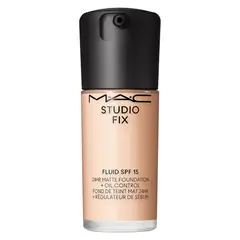 MAC - Base de maquillaje M·A·C Studio Fix Fluid SPF 15 24HR Matte Foundation Cosmetics