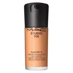 MAC - Base de maquillaje M·A·C Studio Fix Fluid SPF 15 24HR Matte Foundation Cosmetics