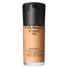 MAC - Base de maquillaje M·A·C Studio Fix Fluid SPF 15 24HR Matte Foundation Cosmetics