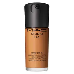 MAC - Base de maquillaje M·A·C Studio Fix Fluid SPF 15 24HR Matte Foundation Cosmetics