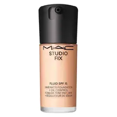 MAC - Base de maquillaje M·A·C Studio Fix Fluid SPF 15 24HR Matte Foundation Cosmetics