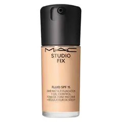 MAC - Base de maquillaje M·A·C Studio Fix Fluid SPF 15 24HR Matte Foundation Cosmetics