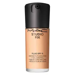 MAC - Base de maquillaje M·A·C Studio Fix Fluid SPF 15 24HR Matte Foundation Cosmetics