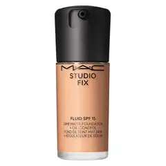 MAC - Base de maquillaje M·A·C Studio Fix Fluid SPF 15 24HR Matte Foundation Cosmetics