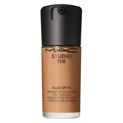 MAC - Base de maquillaje M·A·C Studio Fix Fluid SPF 15 24HR Matte Foundation Cosmetics