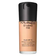MAC - Base de maquillaje M·A·C Studio Fix Fluid SPF 15 24HR Matte Foundation Cosmetics