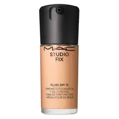 MAC - Base de maquillaje M·A·C Studio Fix Fluid SPF 15 24HR Matte Foundation Cosmetics