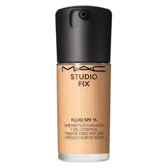 MAC - Base de maquillaje M·A·C Studio Fix Fluid SPF 15 24HR Matte Foundation Cosmetics