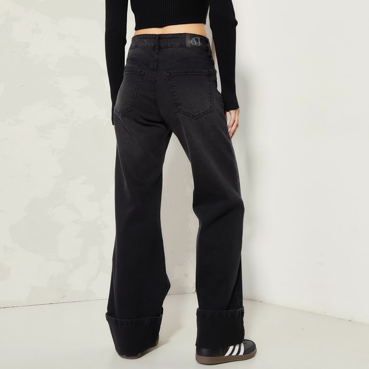 AMERICANINO - Jeans Wide Leg Tiro Alto Mujer Americanino