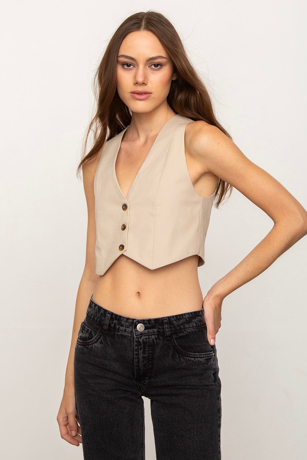 SYBILLA - Chaqueta Vest Mujer Sybilla