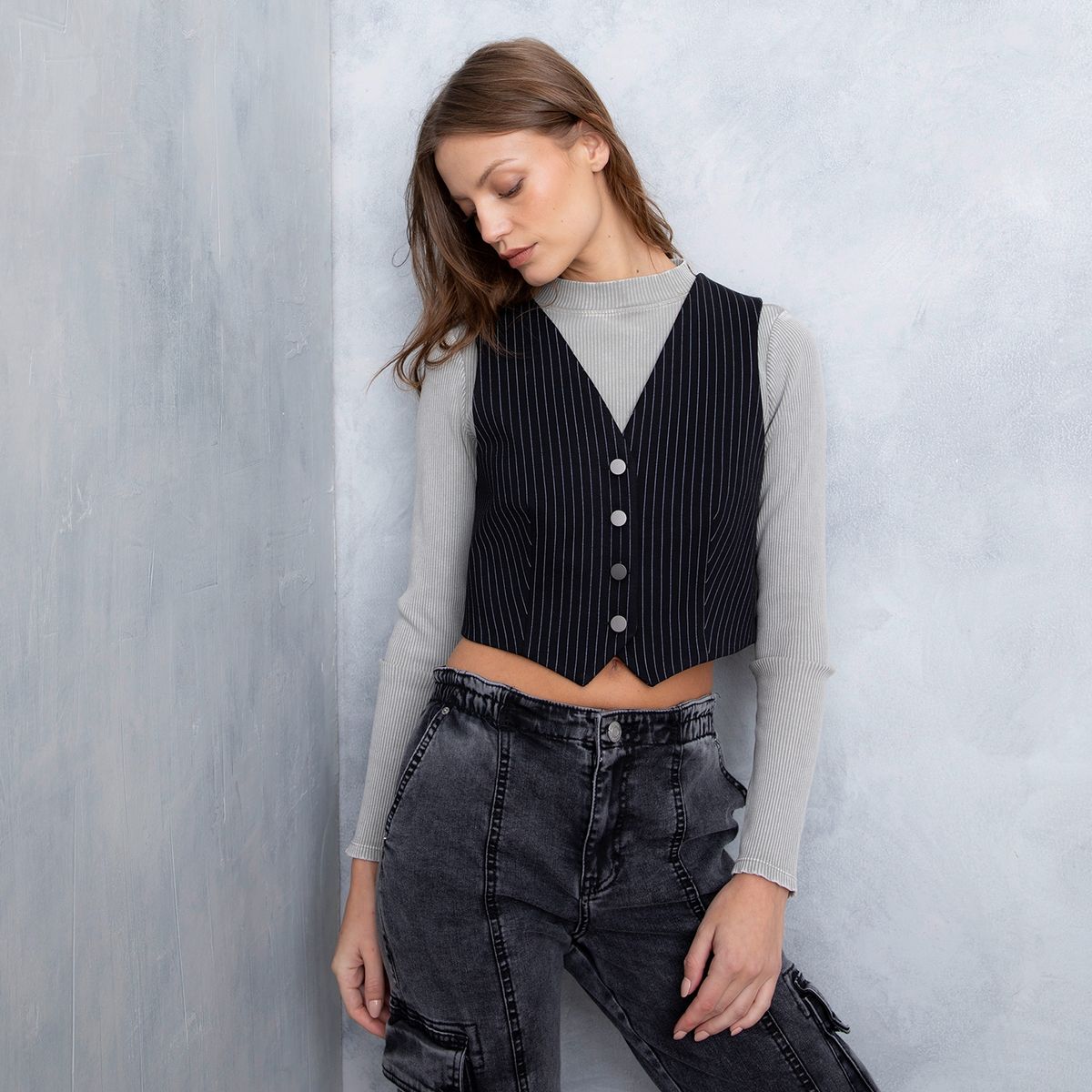 AMERICANINO - Chaqueta Vest Mujer Americanino