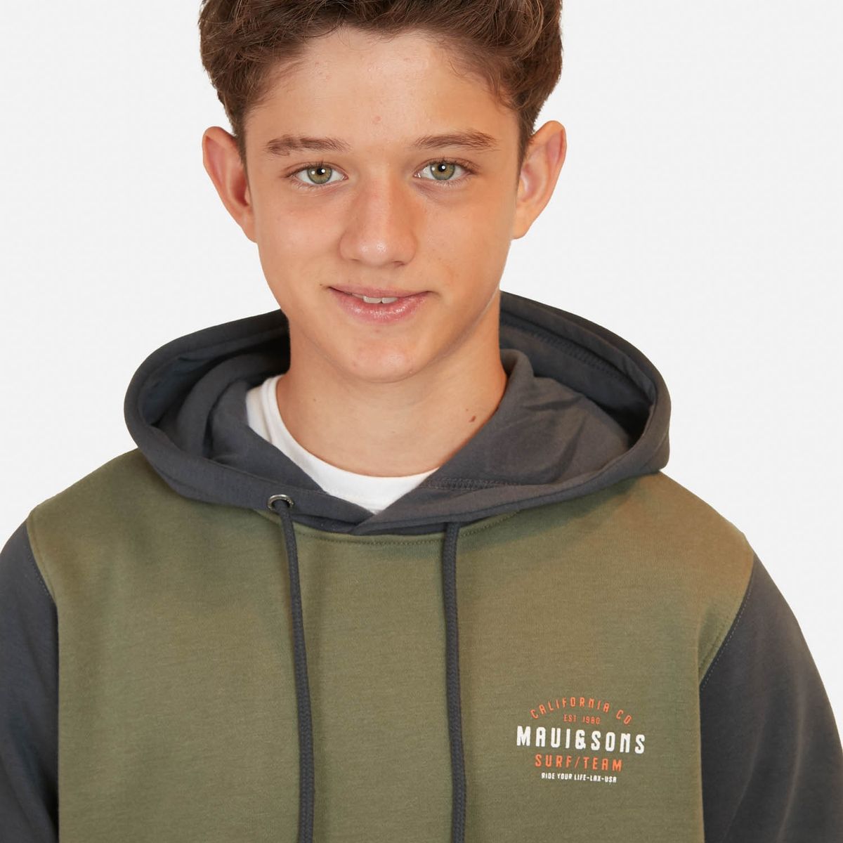 MAUI AND SONS - Poleron Canguro Algodón Niño Maui And Sons