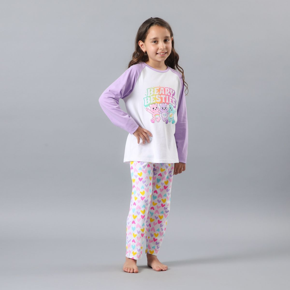 FLORES - Pijama Manga Larga Niña Flores