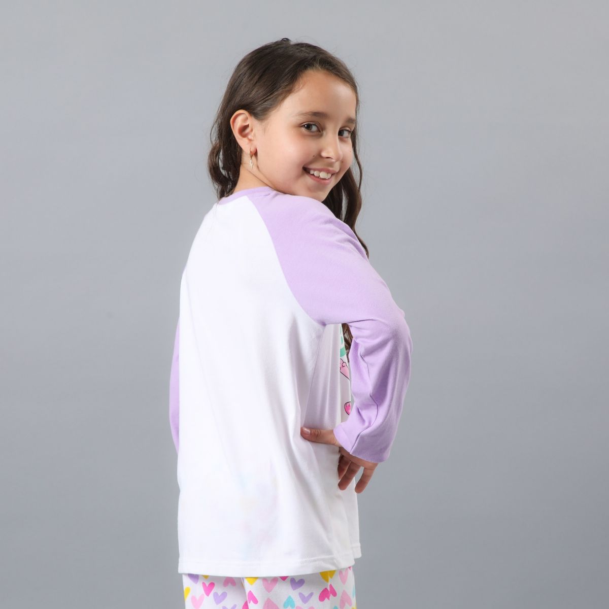 FLORES - Pijama Manga Larga Niña Flores