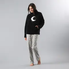 FLORES - Pijama Manga Larga Mujer