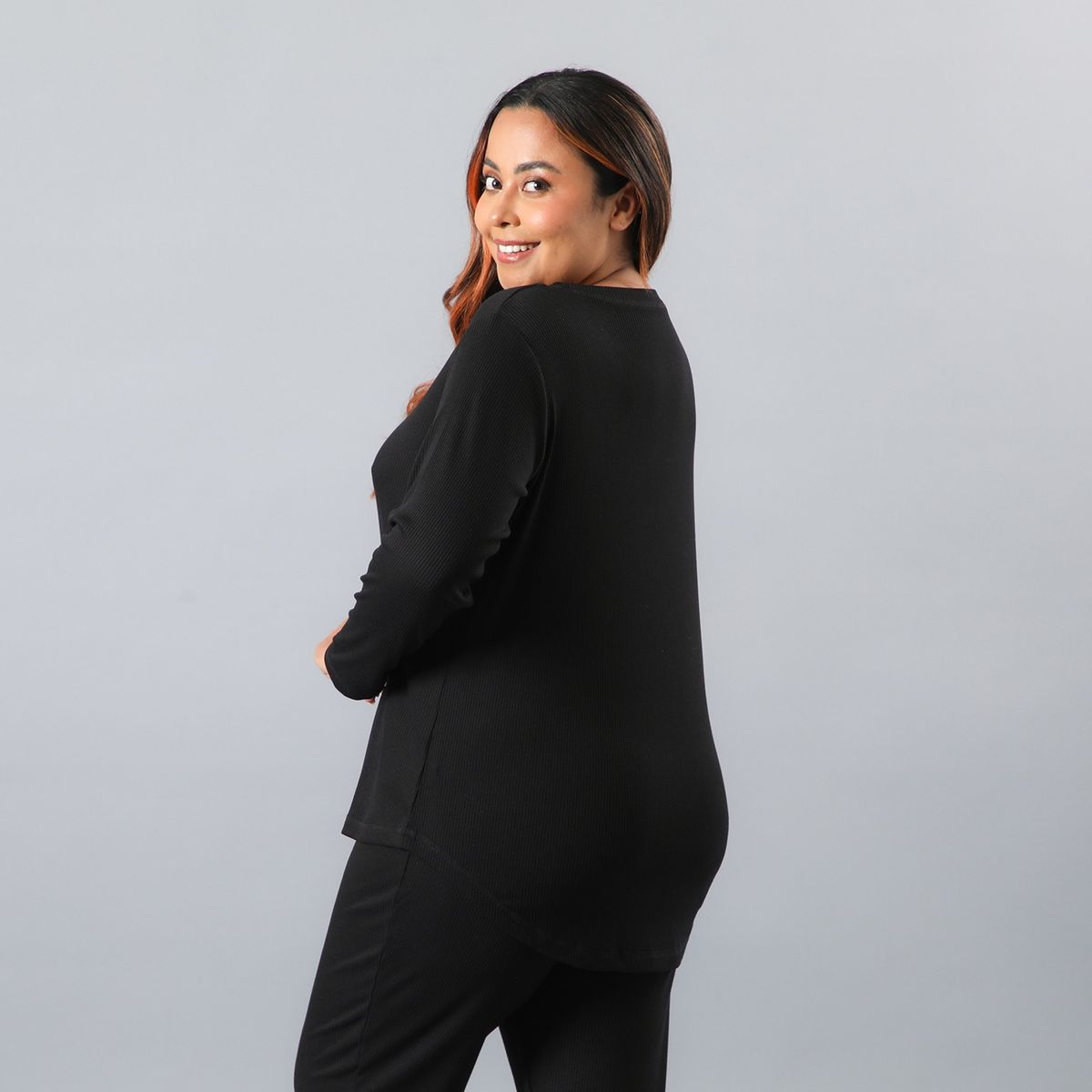 FLORES - Set Manga Larga Mujer Flores