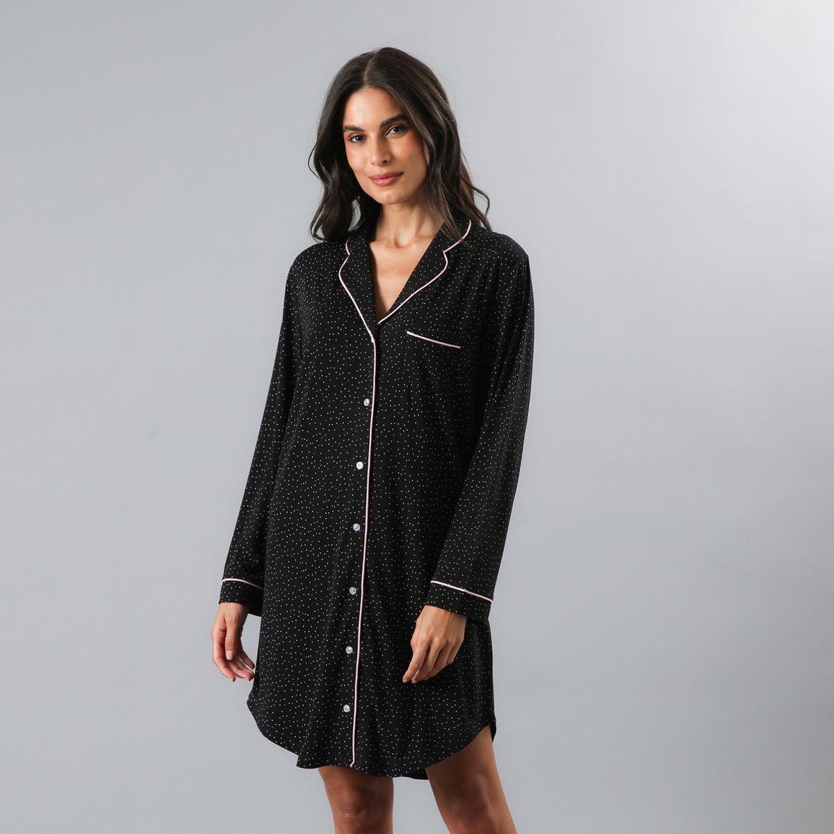 FLORES - Camisola Camisera Manga Larga Mujer Flores