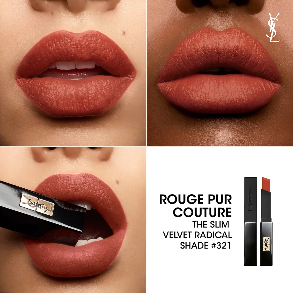 Yves Saint Laurent Rouge Pur Couture The Slim Velvet Radical 321, foto 3