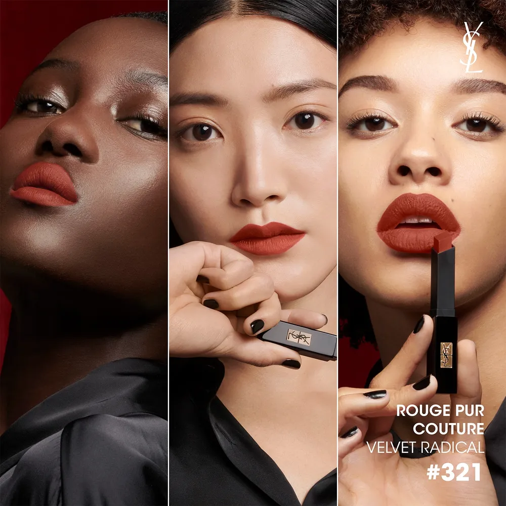 Yves Saint Laurent Rouge Pur Couture The Slim Velvet Radical 321, foto 4